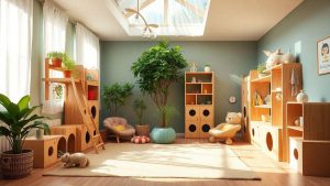 Como criar um ambiente enriquecido para gatos
